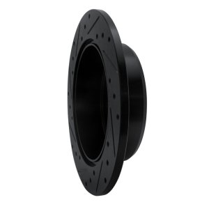 Lexus GS400 Brake Rotor (1) - Rear Right - R1 Concepts - Drilled & Slotted - Black - `98-`10